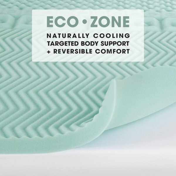 Dream Serenity EcoZone 4" Memory Foam Mattress Topper Twin - Image 4