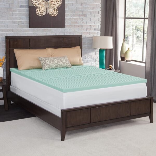 Dream Serenity EcoZone 4" Memory Foam Mattress Topper Twin - Image 2