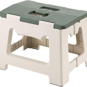 Kitty Folding Stool, 9 Inches, Non-Slip Folding Step Stool,Great for Kitchen, Bathroom, Bedroom, Kids or Adults (Green)