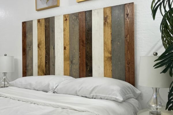 Barn Walls Solid Wood Headboard Twin Size Rustic Mix with Smooth Natural Wood Grain, Handcrafted Wall-Mounted Panel Head Board, Adjustable Height, Modern Rustic Bedroom, Built to Last - Image 7