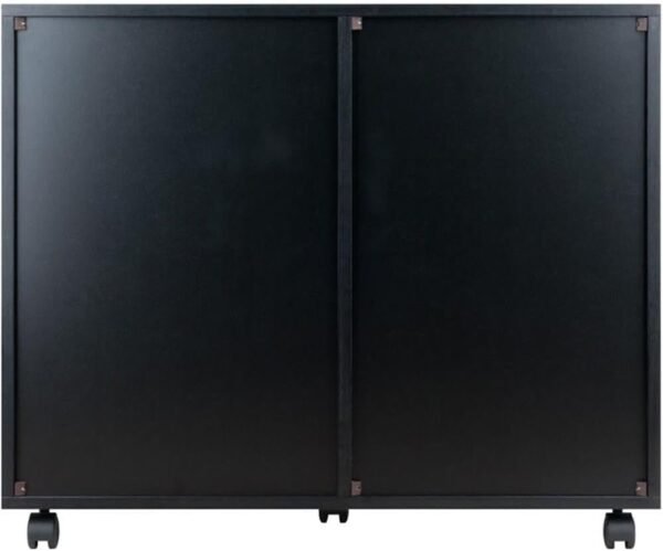 BOWERY HILL 5-Drawer Wide Door Contemporary Wood Storage Cabinet in Black - Image 9