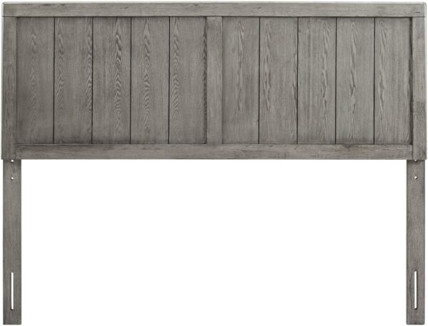Modway MOD-6216-GRY Robbie Twin Wood Headboard, Gray - Image 4