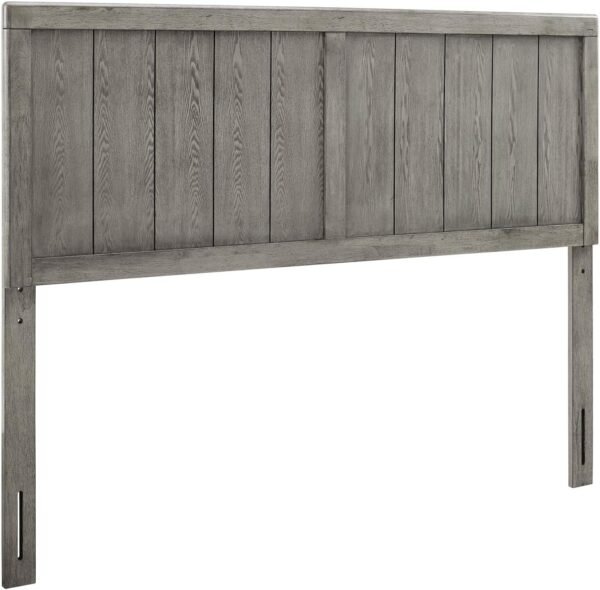 Modway MOD-6216-GRY Robbie Twin Wood Headboard, Gray - Image 3