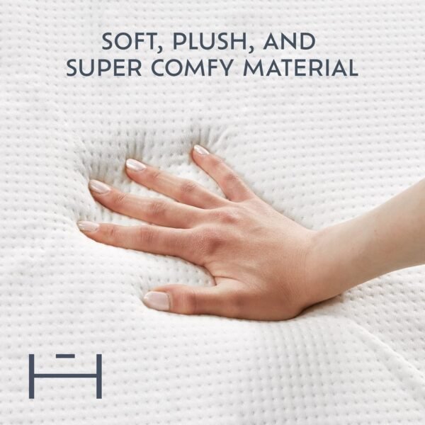 Heyward Premium Memory Foam Sofa Bed Replacement Mattress for Queen Size Sleeper | 4.5” Inch | CertiPUR-US Certified | Washable Material w/Non-Slip Base | 73”L x 58”W x 4.5”H - Image 6