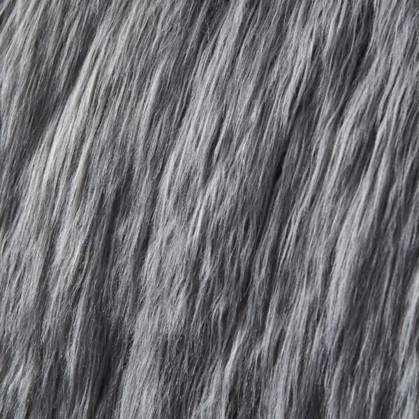 Fur Butterfly Chair - Dark Gray - Image 3
