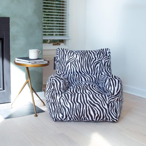 Big Joe Duo Chair, Zebra - Image 2